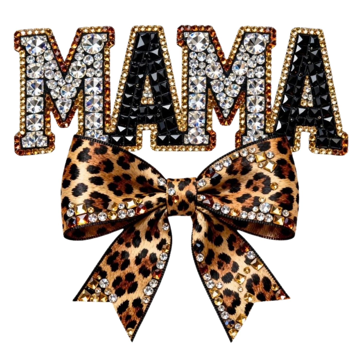 #006 MAMA LEOPARD BLING