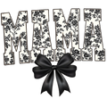 #007 MAMA BLACK FLORAL